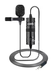 Professional DC-CI Lavalier Microphone 3.5m Aux Port, Black