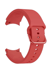 Soft Silicone Sport Band for Samsung Watch 4/Watch 4 Classic Red