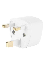 Multi Purpose Ac Power Plug Adapter, White