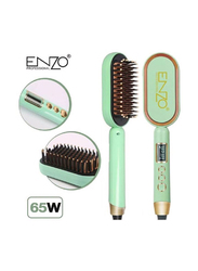 Enzo Professional Advanced Straight Hair Comb, EN-4102, Light Green