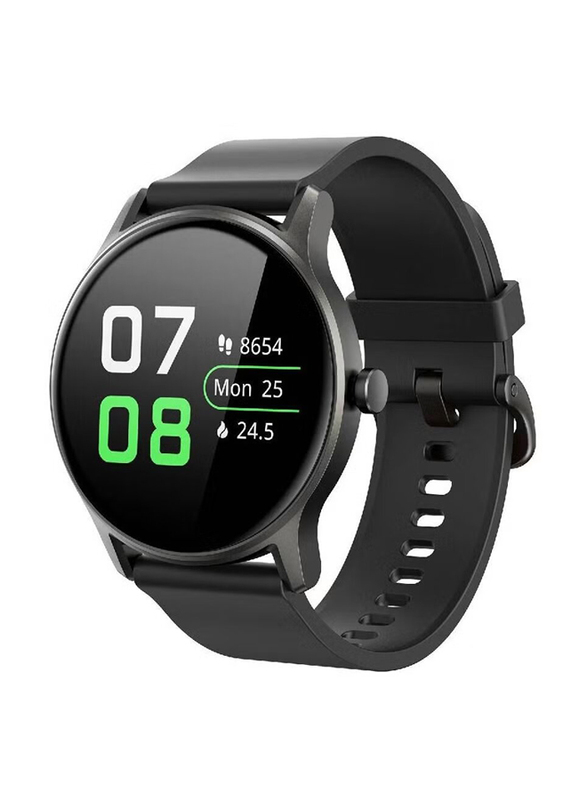 Ultra-Long Battery Life Heart Rate and Activity Tracking Smartwatch, Black