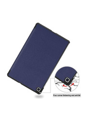 Samsung Galaxy Tab S6 Lite Sm-P619 10.4 Inch Protective Stand Slim Lightweight Folio Hard Shell Tablet Flip Case Cover, Blue