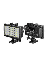 Jmary Portable RGB LED Video Waterproof Fill Light, FM-72RGB, Black