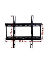 Flat TV Bracket Wall Mount Tilt for 23-58 Inch LCD/LED, Black