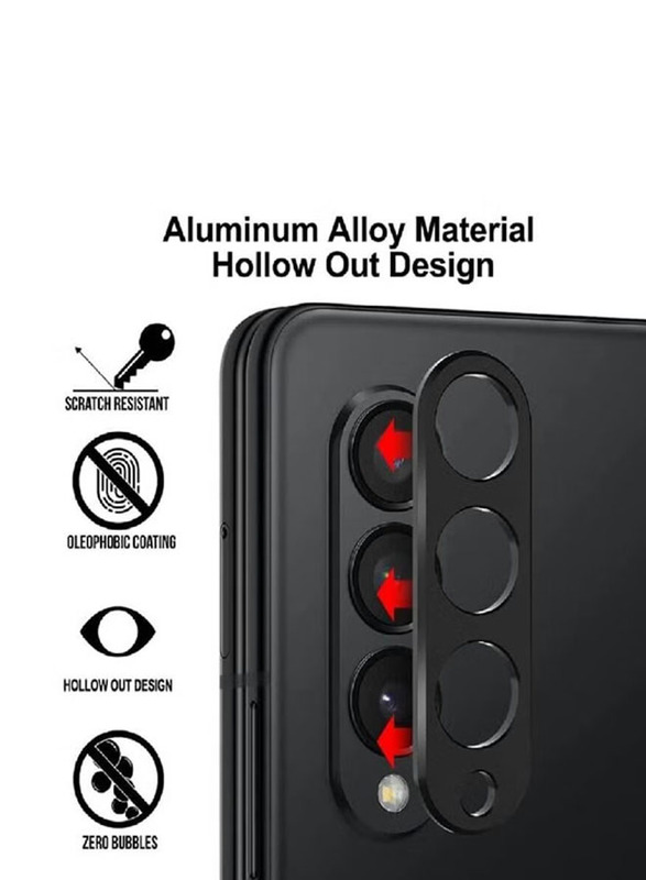 Samsung Galaxy Z Fold 4 Camera Lens Protector, Black