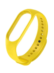 Replacement Soft Silicone Strap for Xiaomi Mi Band 7, Yellow