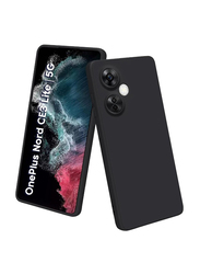 Olliwon OnePlus Nord CE 3 Lite 5G Protective Camera Protection Soft Flexible Silicone Mobile Phone Case Cover, Black