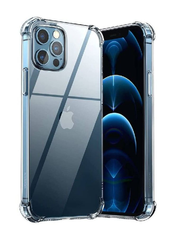 Apple iPhone 12 Pro Max Protective Soft TPU Mobile Phone Case Cover, Clear