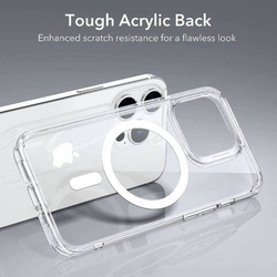 Apple iPhone 14 Pro Max Protective Shockproof Military-Grade Protection Scratch-Resistant MagSafe Mobile Phone Case Cover, Clear