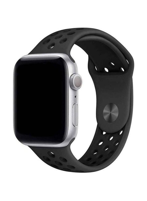 Sport Replacement Wrist Strap Band for Apple Watch 42/44mm, Black