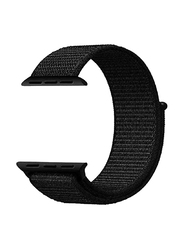 Nylon Sport Band for Apple Watch 45/44/42mm, Black