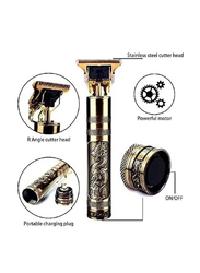 Xiuwoo Cordless Shaver Barber Electric Hair Trimmer, Gold