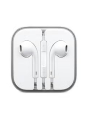 Wired In-Ear Earphone with Mic, White