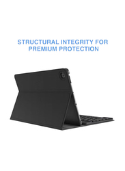 Protective Leather Smart Wireless Bluetooth Detachable Waterproof Magnetic Folio Stand Tablet Keyboard Case for Samsung Galaxy Tab S6 Lite 10.4 inch 2020/2022, Black