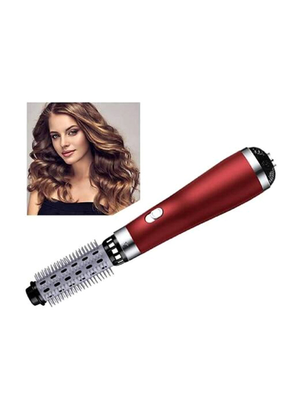 Arabest 3-in-1 Professional Negative Ionic Hot Air Straightener Comb, Red