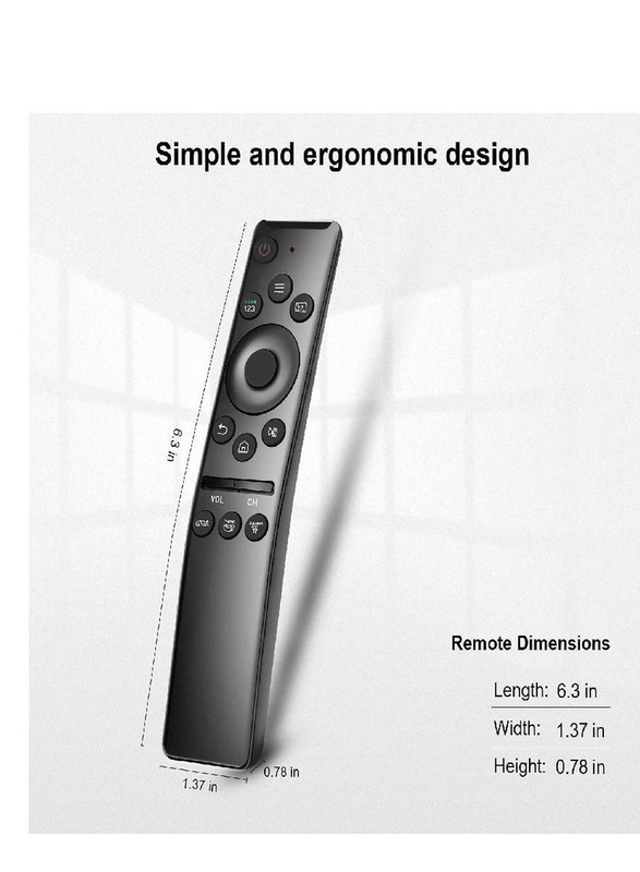 Universal Remote-Control for Samsung HDTV 4K Smart-TV, Black