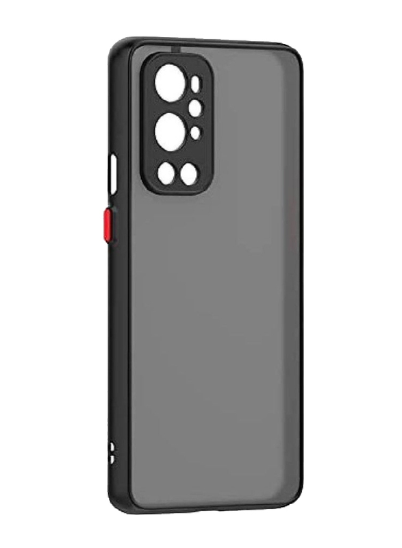 OnePlus 9 Pro Matte Protective Mobile Phone Back Case Cover, Black