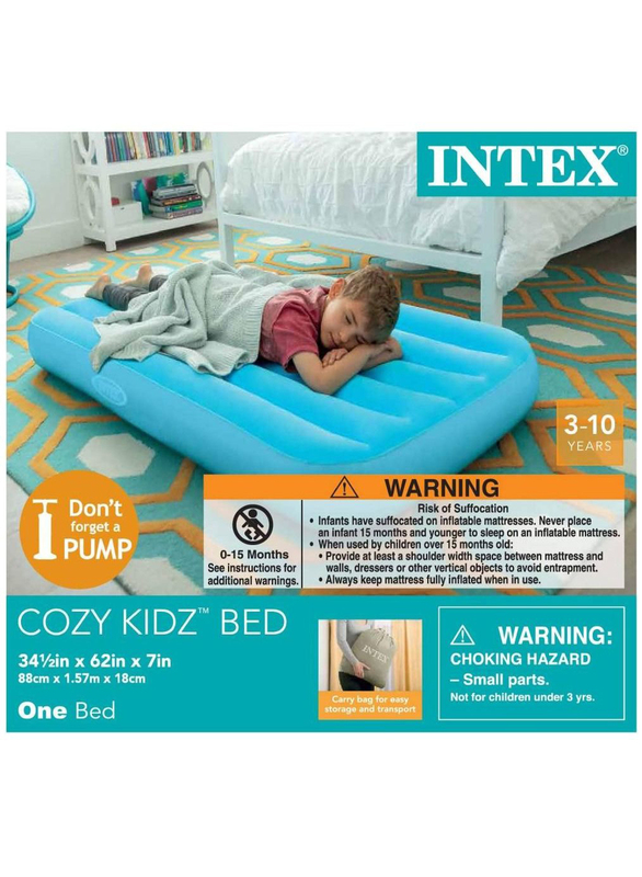 Intex Cozy Kids Airbed, Blue