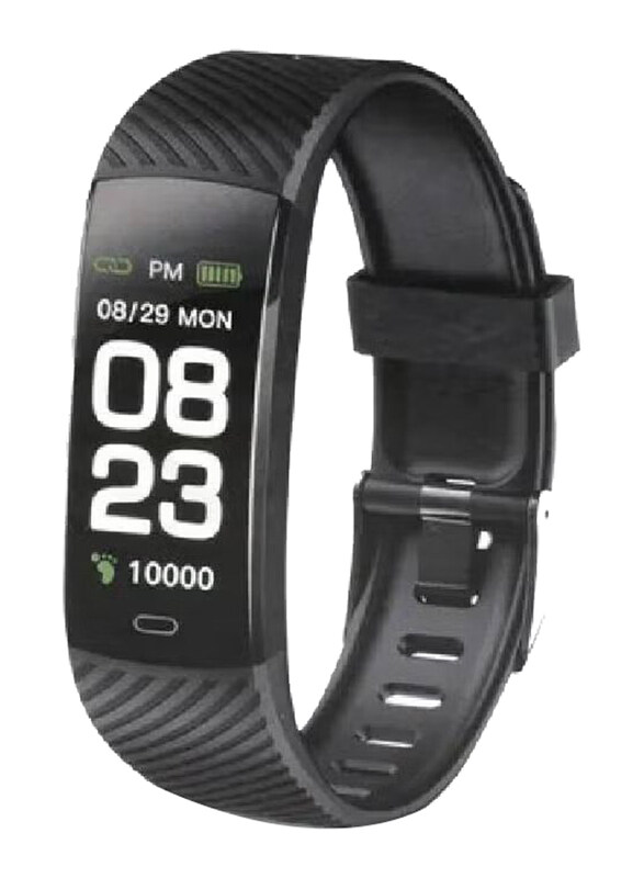 

G-Tab W611 Fitness/ Timer / Sleep Data/ Call Alert or SMS Notification/Heart Rate Detecting Multiple Sports Mode Smartwatch, Black