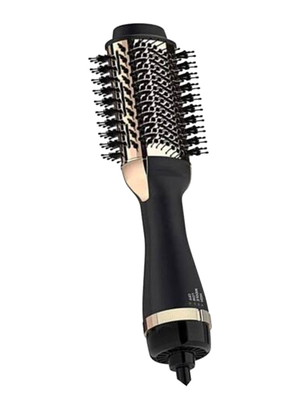 Enzo Professional 3-in-1 Upgrade Anti-Scald Negative Ionic Technology Hair Straightener Hair Dryer & Volumizer Brush, Multicolour