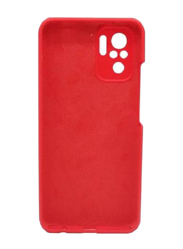 Samsung Galaxy Note 10 Plus Soft Liquid Silicone Slim Gel Protective Back Mobile Phone Case Cover, Red