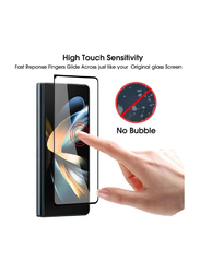 Samsung Galaxy Z Fold 5 Full Coverage 9H Hardness Anti Fingerprint Mobile Phone Screen Protector, Clear