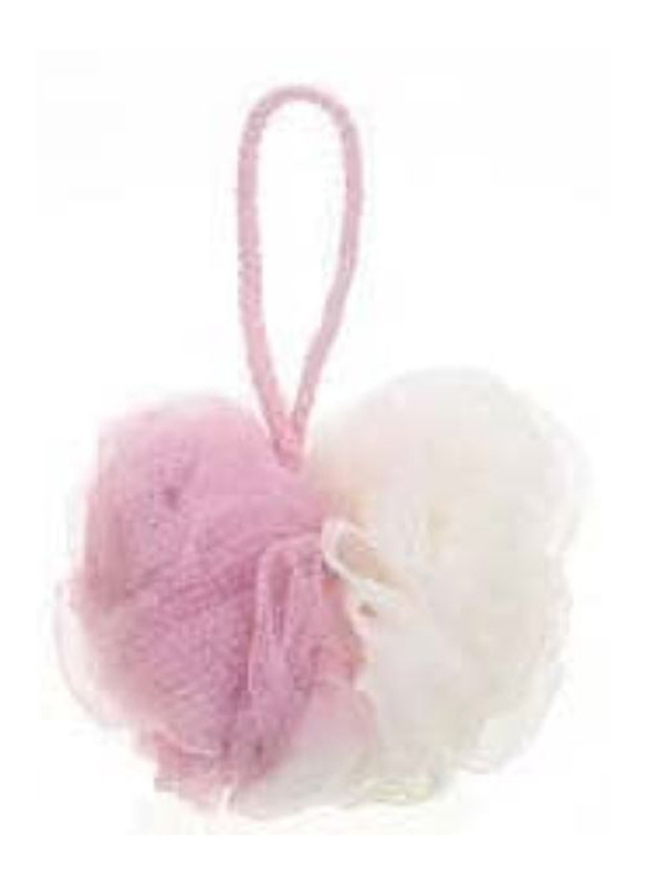 Soft Bath Sponge with Shower Mesh Foaming Loofah Exfoliating Scrubber, Multicolour