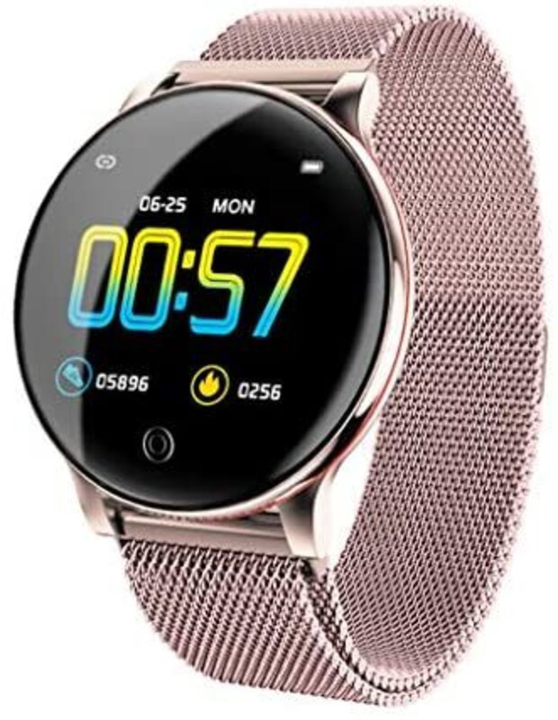 Waterproof Ip68 Bracelet Sport Fitness Sleep Monitor Smartwatch, Light Pink