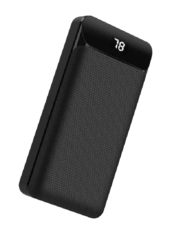 10000mAh Wireless XO Fast Charging Power Bank, Black