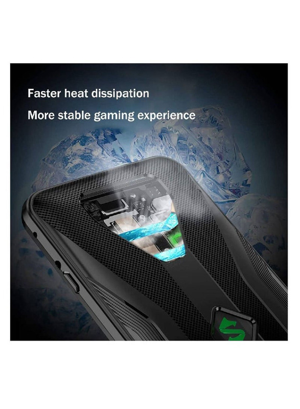 Xiaomi Black Shark 5 RS Ultra Slim Flexible and Lightweight Shockproof Mobile Phone Back Case Cover, Black