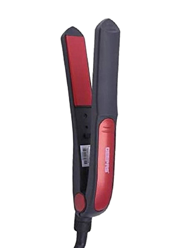 Geepas Hair Dryer & Straightener Combo, Red