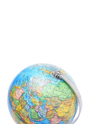 Xiuwoo 14cm World Globe with A Metal Base, Multicolour
