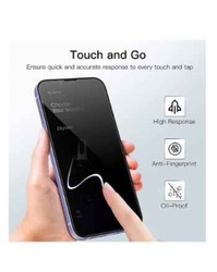 Apple iPhone 14 Anti Scratch Privacy Tempered Glass Screen Protector, 2 Pieces, Clear