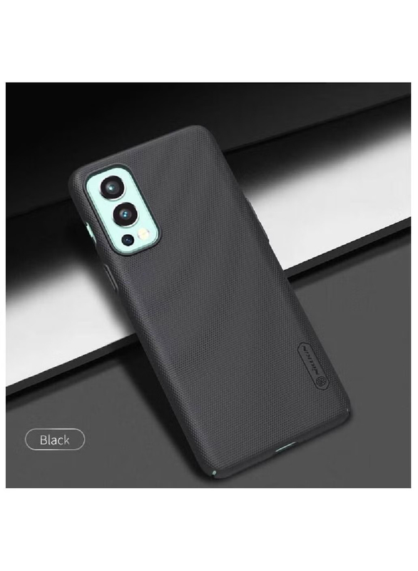 Nillkin Oneplus Nord 2 5G Super Frosted Shield Hard Back Mobile Phone Case Cover, Black