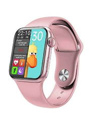 HD Touch Screen 1.75-Inch 44mm Smartwatch, BT Call, Heart Rate Sensor, Waterproof, Pink