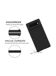 Google Pixel 6 Silicone Soft Mobile Phone Case Cover, Black