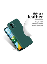 Xiaomi Redmi A1 Protective Shockproof Soft Liquid Silicone Mobile Phone Case Cover, Green