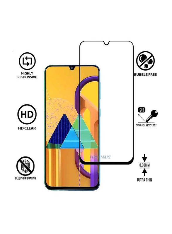 Samsung Galaxy M30s Tempered Glass Screen Protector, Clear