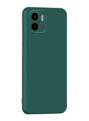 Xiaomi Redmi A1 Protective Shockproof Soft Liquid Silicone Mobile Phone Case Cover, Green