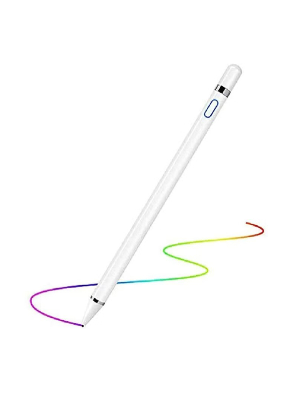 Digital Stylus Pen for Apple iPad & Other Tablets, White