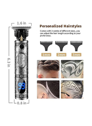 Rabos Electric Hair Trimmer Cordless Shaver Trimer, Silver