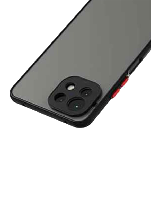 Xiaomi Mi 11 Lite Anti-Slip Mobile Phone Case Cover with Camera Protection, Black