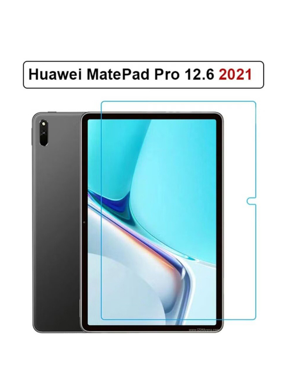 Huawei MatePad Pro 12.6 2021 Ultra Slim HD 2.5D Premium Tempered Glass Screen Protector, Transparent