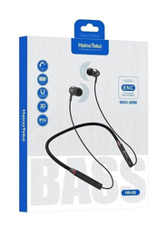 Haino Teko Wireless In-Ear Germany ENC HN-99 Waterproof Neckband Bluetooth Earphone, Black