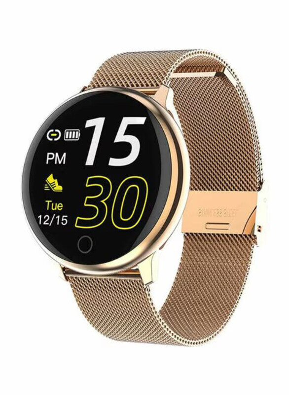 Miyou Waterproof Smart Watch, Gold