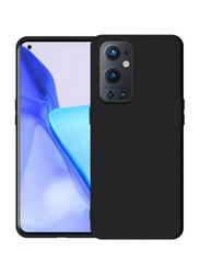 OnePlus 9 Pro Silicone Protective Mobile Phone Case Cover, Black