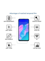 Huawei P30 Lite 2-Piece Tempered Glass Screen Protector with Back Camera Lens Protector, Clear