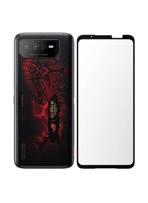 Asus Rog Phone 6 Diablo Immortal Edition Edge To Edge Full Coverage Tempered Glass Screen Protector, Clear