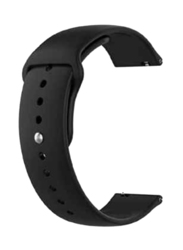 Soft Silicone Band for Xiaomi Watch S1 Pro, Black