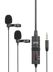 Boya BY-M1DM Omni-Directional Lavalier Microphone for Mobile Phone, Black